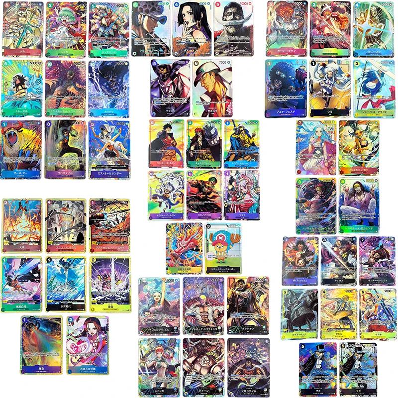54 Pz/Set One Piece Tcg Opcg Op04 Replica Versione Giapponese Boa Hancock Rufy Ace Sabo Sanji Yamato Game Anime Collection Cards