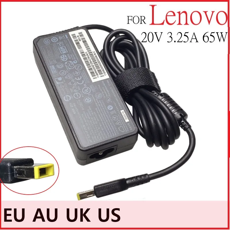 Caricabatterie Per Laptop Adattatore Ca 20V 3.25A Per Lenovo Thinkpad X240 X270 X260 K3-Iml 14S-Iwl E440 E450 E550 E560 E431 45 N0262