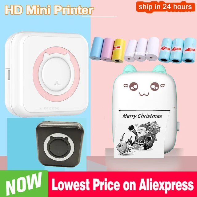 New Portable Mini Thermal Printer Wirelessly Bluetooth 203dpi