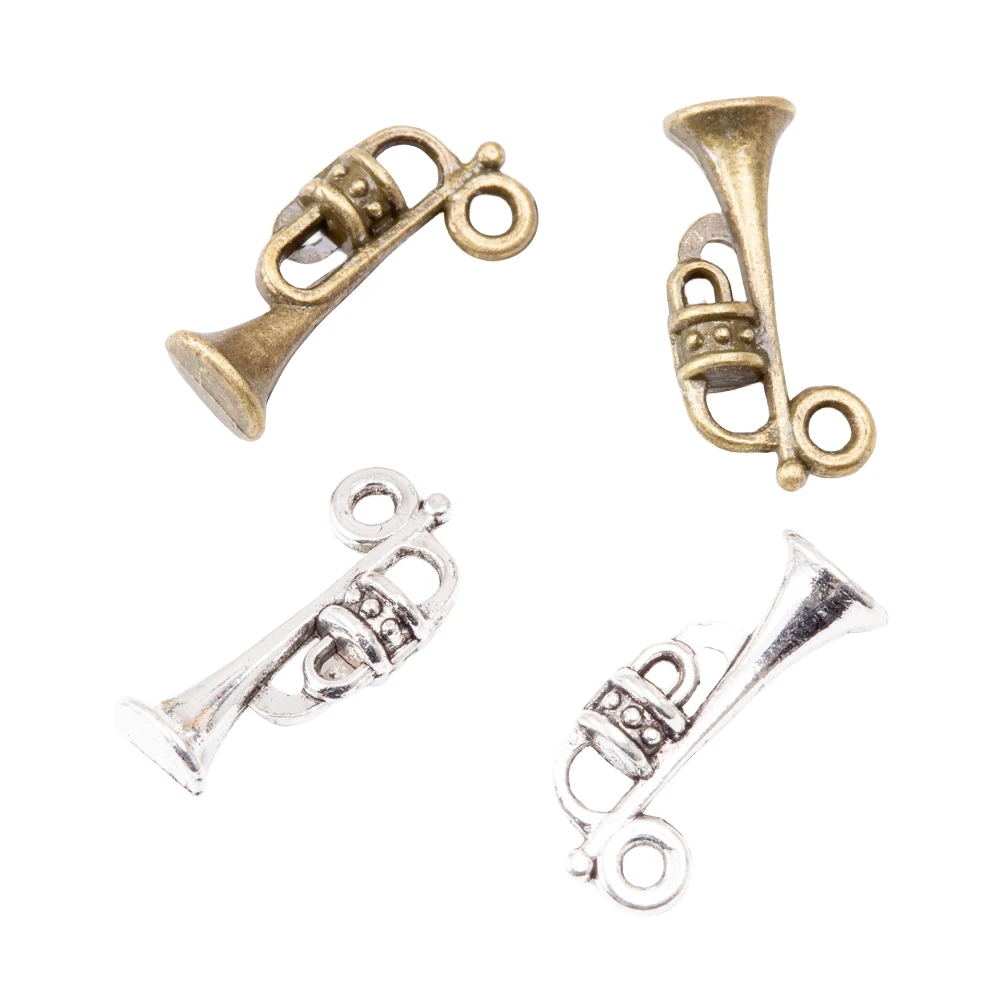 35 pieces (Musical instrument notes) vintage zinc alloy