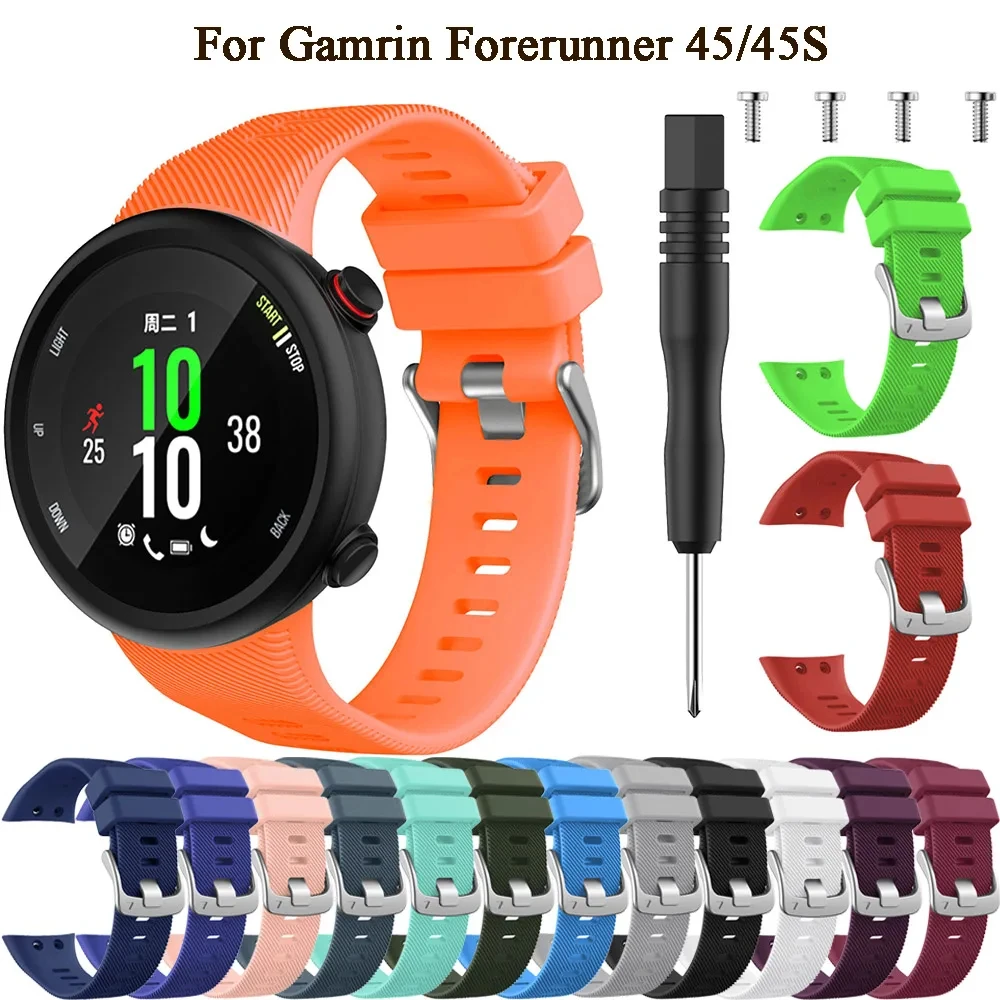 high quality Silicone Strap For Garmin Swim 2 Smart Watch band Sport  Wristband for Garmin Forerunner