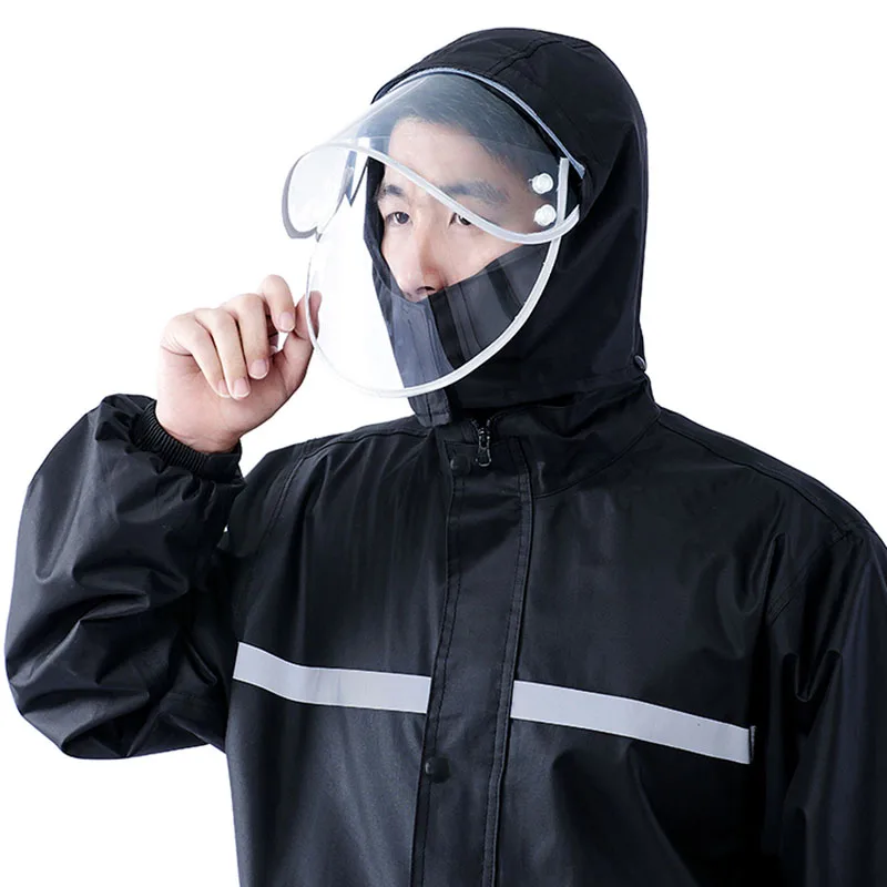 

Men's Motorcycle Raincoat Waterproof Pants Suit Fashion Pvc Camping Raincoat Thick Fishing Ropa Para Lluvia Household Items