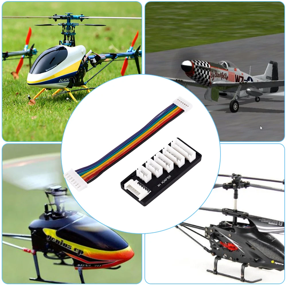 1-10PCS 1S/2S/3S/4S/5S/6S Lipo Battery Balance Charger Cable Lithium Battery Balanced Charger Expansion JST XH Adapter Board