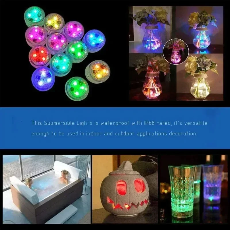 LED Car Interior Luce ambientale Decorazione Adesivo wireless Coda di bicicletta Auto Tetto Piede Atmosfera Lampada Luci subacquee con diamanti - Image 5