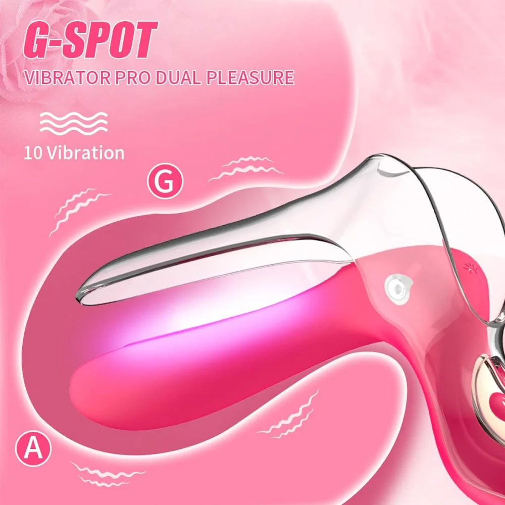 Female Vibrating Toy Vulva Spreader Clitoral Stimulator G-spot Dildo Nipple Stimulation Adult Sex Toys for Women Couples