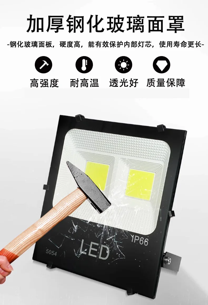 Description Picture 6 of item2024 Strong Light Outdoor Waterproof LED Projection Lamp Advertising Board Factory Stadium Floodlight Bright Projection Light
