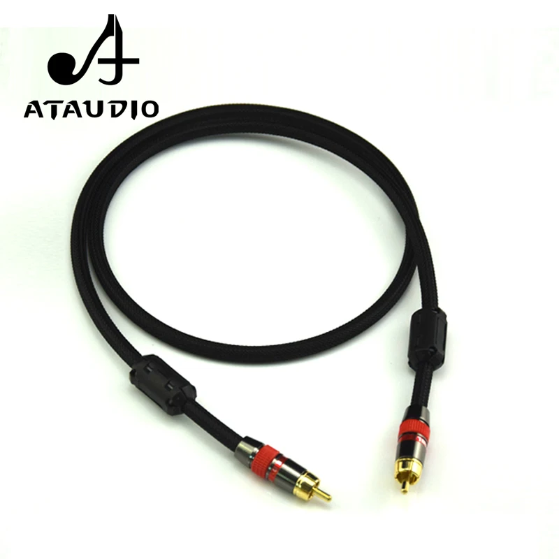 ATAUDIO      RCA ̺, ̿ RCA-RCA    ̺, 4N OFC 75ohm, 1m 2m