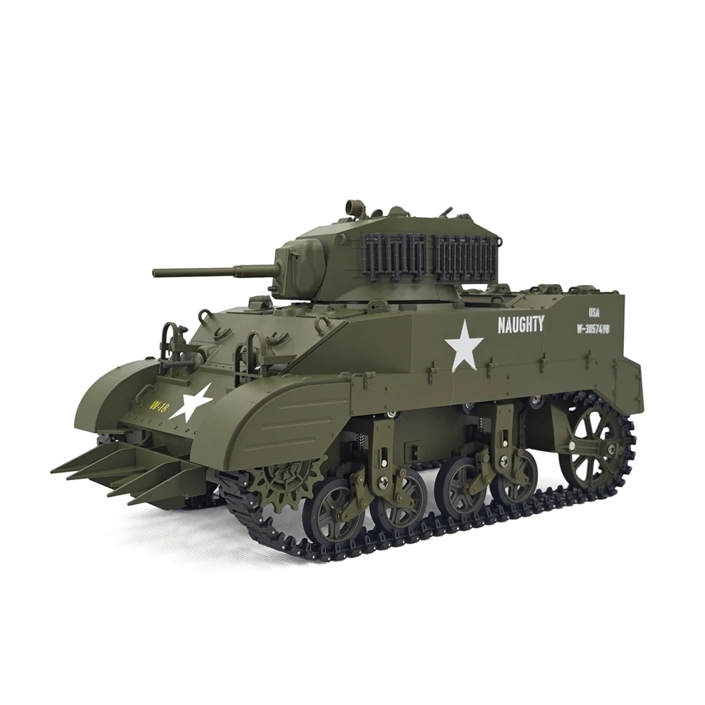 クールバンク1/16「M5 STUART」軽戦車新品同様 COOL BANK M5A1 Stuart tank 1:16 RC TANK RC ART JACKY LEE