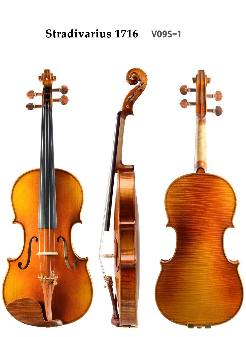 Christina V09 Handmade Violin 4/4 Italian Retro varnish Professional performance Violin Handmade Violino musical instrument