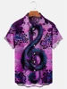 Vintage 3D Print Shirt For Men Women Mardi Gras Party Hawaii Shirts Happy Aloha Button Lapel Top Beach Blouse Best Summer Gifts 2