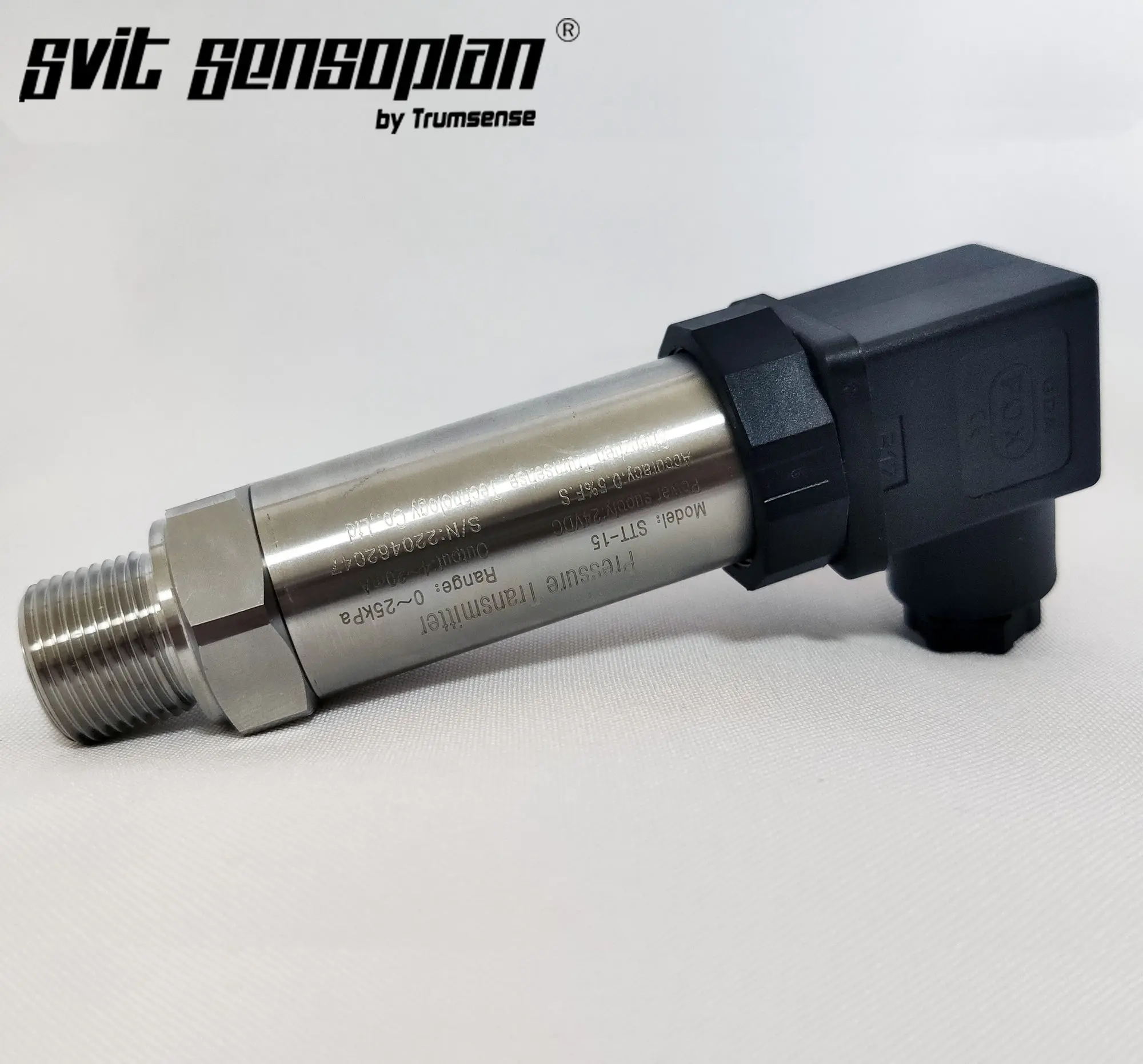 Trumsense STT15 Pressure Transmitter 0 to 25 Kpa Range 24V DC Power