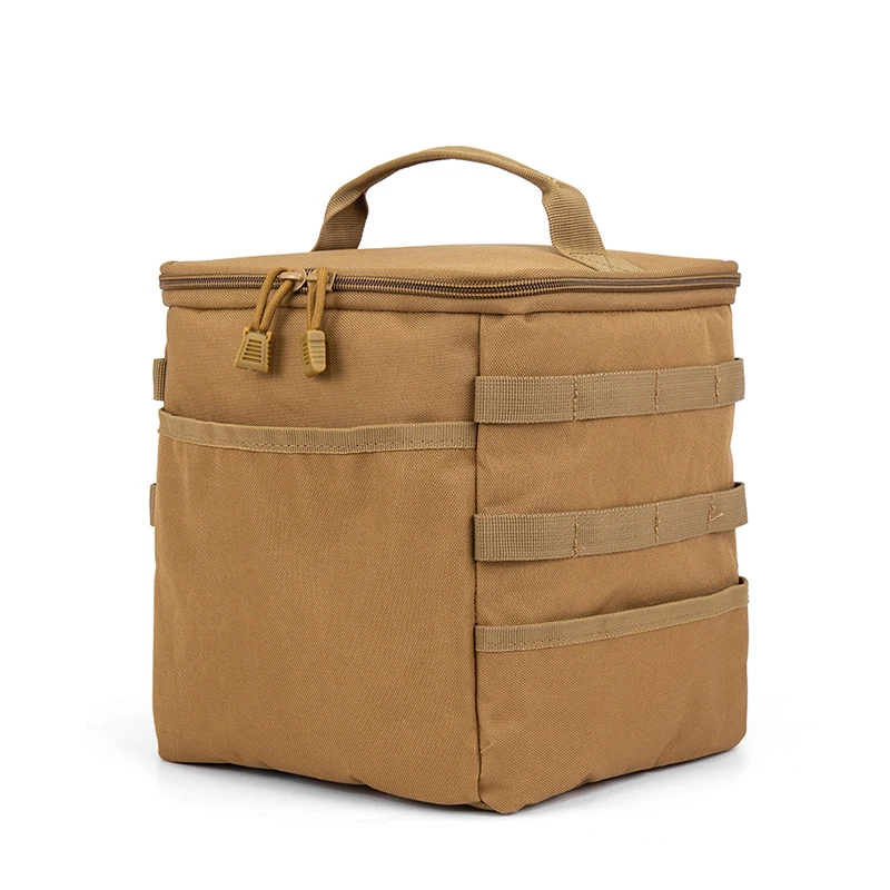 Outdoor Camping Storage Bag Picnic Bag Picnic Hiking Meal Large Capacity Storage Lamp Tableware Camping Supplies