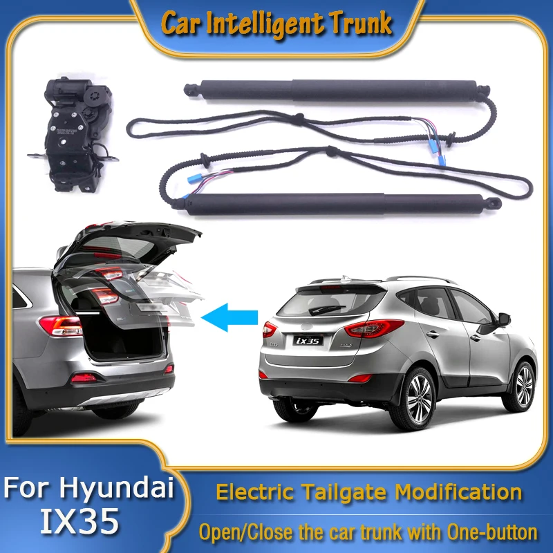 

Для Hyundai IX35 TL 2016 ~ 2023, открытие багажника автомобиля, электрическая всасывающая задняя дверь, Интеллектуальный подъемник задних ворот, распорка, модификация