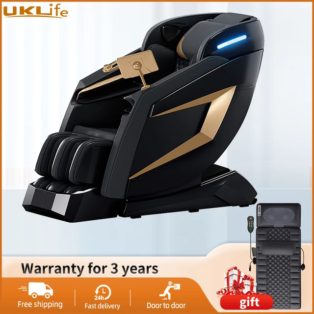 3 Year Warranty New Home Full Body SL 4D Zero Gravity Airbag Heat Massager Chairs Multifunctional Luxurious Office Chair
