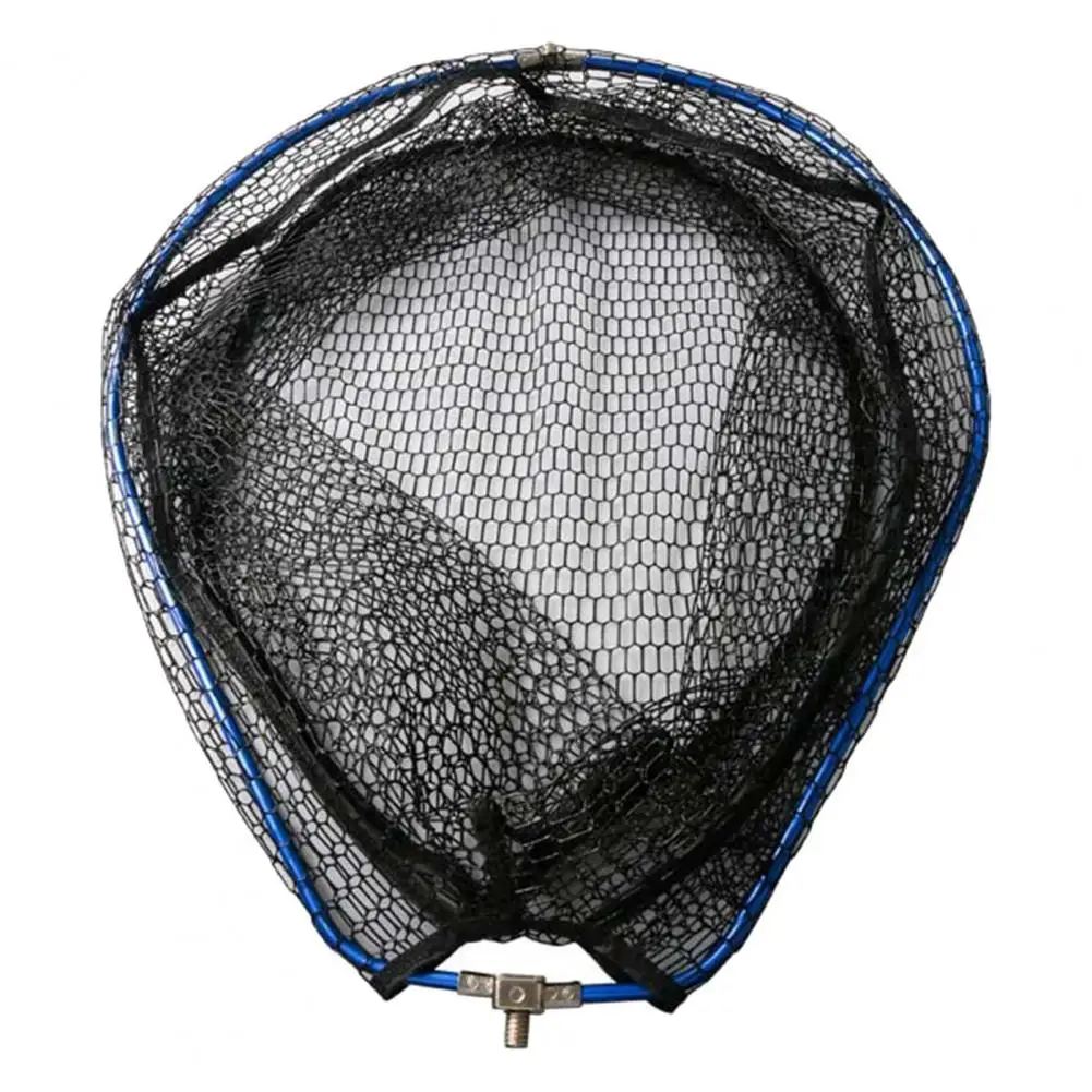 Fishing Net Head Folding Large Capacity Mesh Aluminum Alloy Triangle Black  Carp Sturgeon Fishing Landing Dip Net for Outdoor - AliExpress