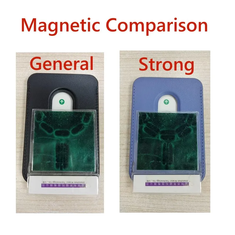 Premium Magnetic Leather Card Holder Wallet with Magsafe Technology