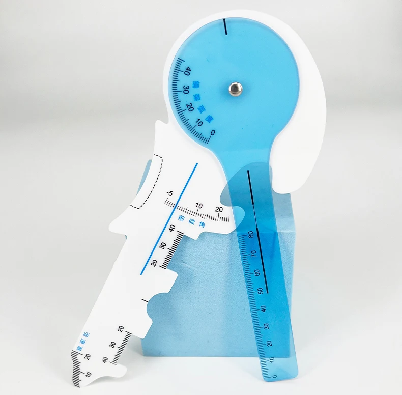 1pc Multi Function Plastic PD Ruler Pupil Distance Eye Wire Distance Front Angle Glasses Frame Curvature Measurement Tool