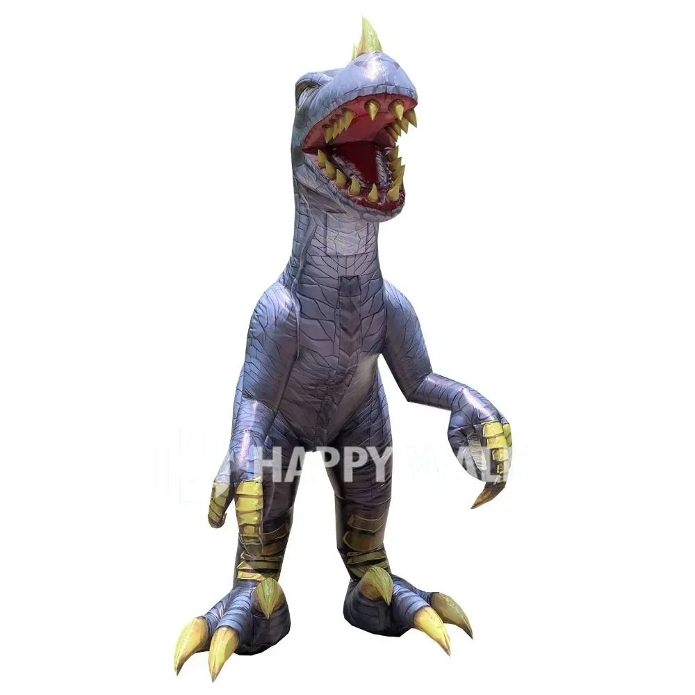 Inflatable Dinosaur Costume Realistic Raptor Dinosaur