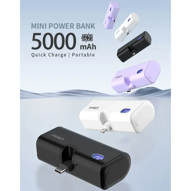 Portable Charger for Mobile Phone Fast Charging Mini Power Bank for Samsung Xiaomi OPPO Huawei iPhone