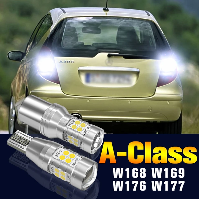 Pour MERCEDES Classe A W168 2 Ampoules LED Plaque d