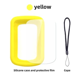 Silicone Protective Cover with Screen Protector (Yellow)