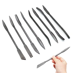 8 Pcs Double Ended Riffler Wood Rasp File Set Riffler File Set Woodworking Wood Carving Rasping Coarse Files Handware Tools