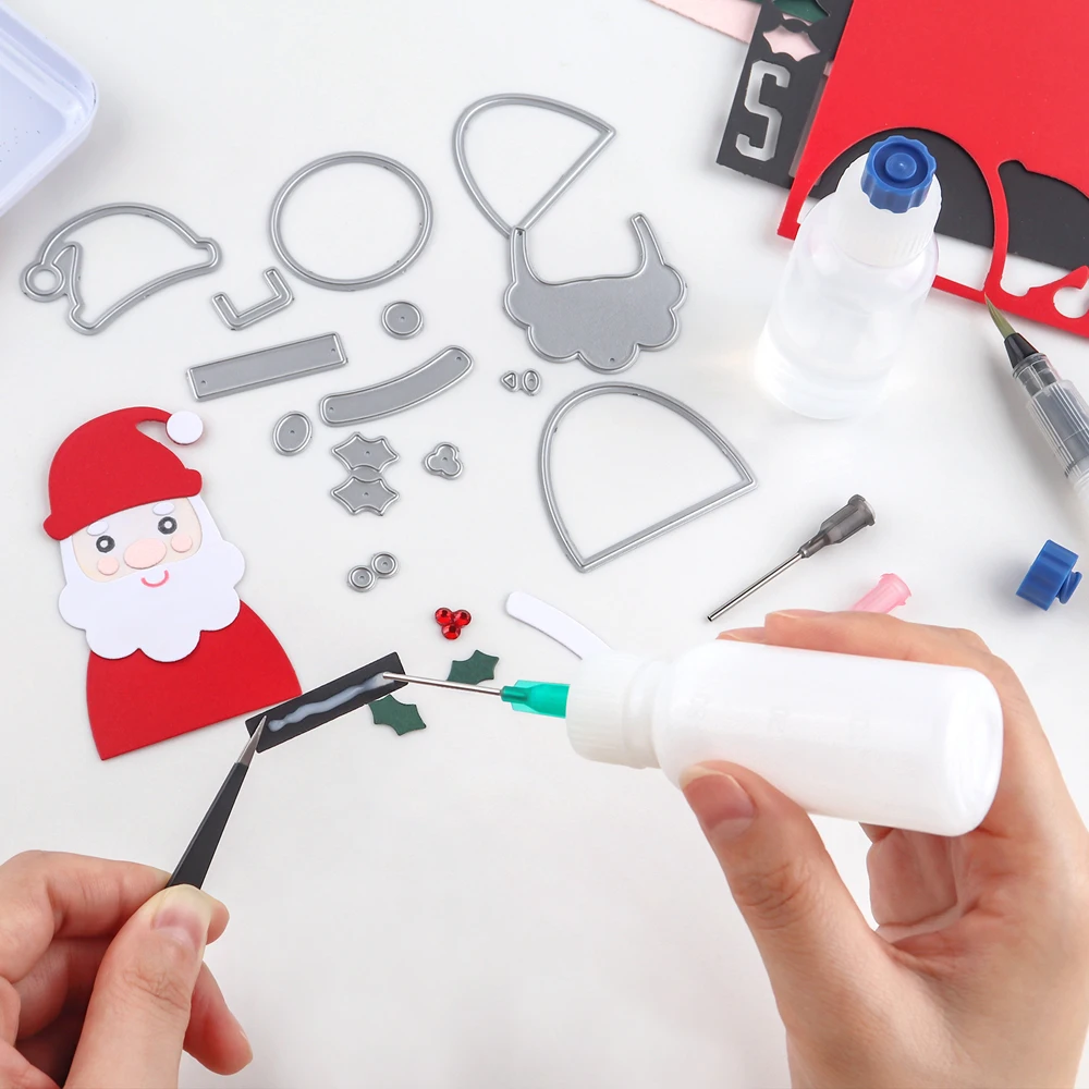 30ML Precision Applicator Bottle Blunt Tip Needle Cap Blunt Needles Dropper Bottle Glue Applications Acrylic Painting