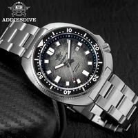 ADDIESDIVE hommes montre verre saphir AR enduit montres à Quartz lumineux 200m étanche tortue plongeur montre Reloj Hombre AD2511 3