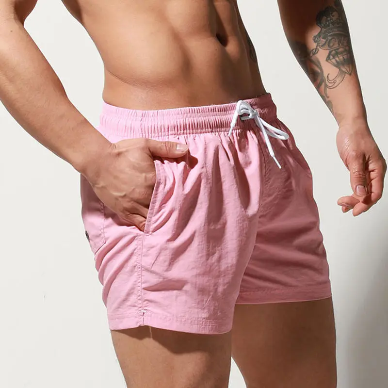 Swim Trunks Mens Swimsuit Swimming Shorts Nylon Beach Bathing Suits 2025 Summer