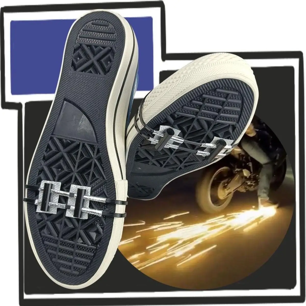 Stainless Steel Motorcycle Sole Set for Motorcycles