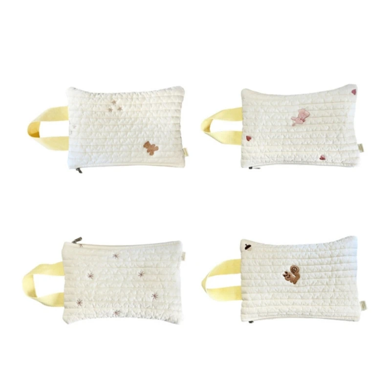 

Embroidery Quilting Cotton Wipe Holder Reusable Travel Wipe Container Portable QX2D