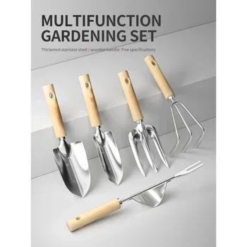 Garden Hand Tool Wide Shovel Hand Cultivator Rake Flowers Potted Household Plant Garden Tools for Digging Transplanting Weeding