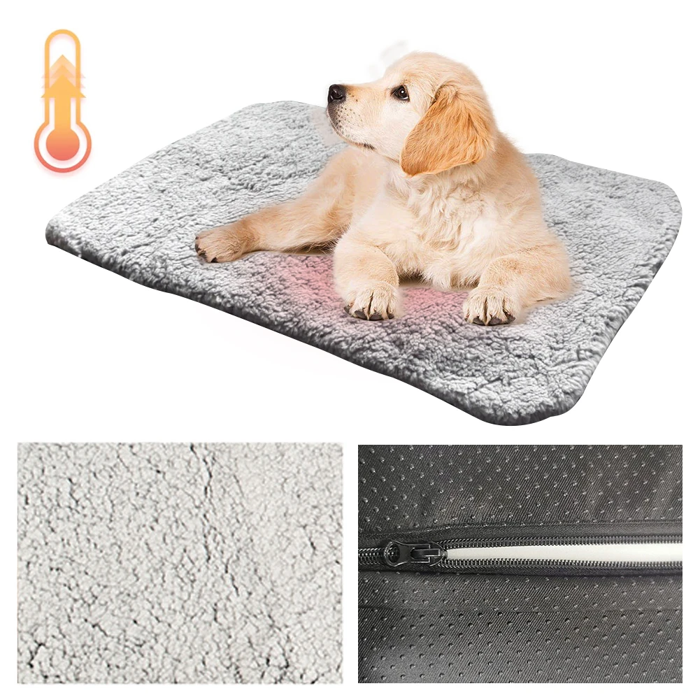 Self Heating Thermal Pet Bed Mat for Cats and Dogs