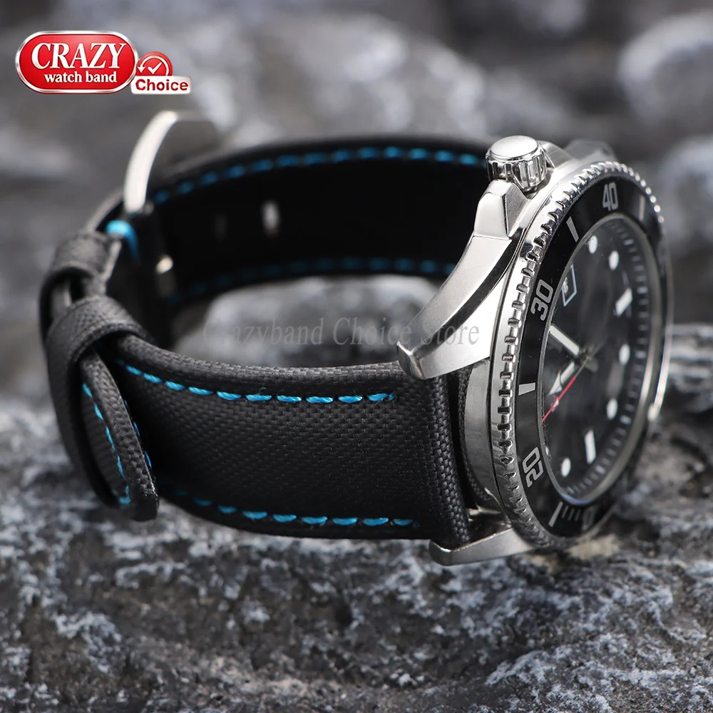 Premium Genuine Sailcloth Waterproof Quick Release Watch Band Strap