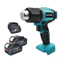 21V Cordless Heat Gun Portable Handheld Heavy Duty Electric Hot Air Gun Power Tools With 3 Nozzles For Makita 18v Battery 1