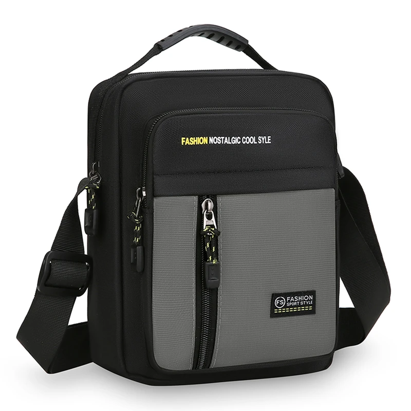 Men's Fashion Crossbody Bag - Adjustable Shoulder Strap, Multi Pocket Business Leisure Shoulder Bag, Suitable for Daily Commutin