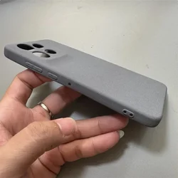 Sandstone Soft TPU Ultra - Thin Matte Silicone Case with Lens Protection for Moto G96 (Gray)