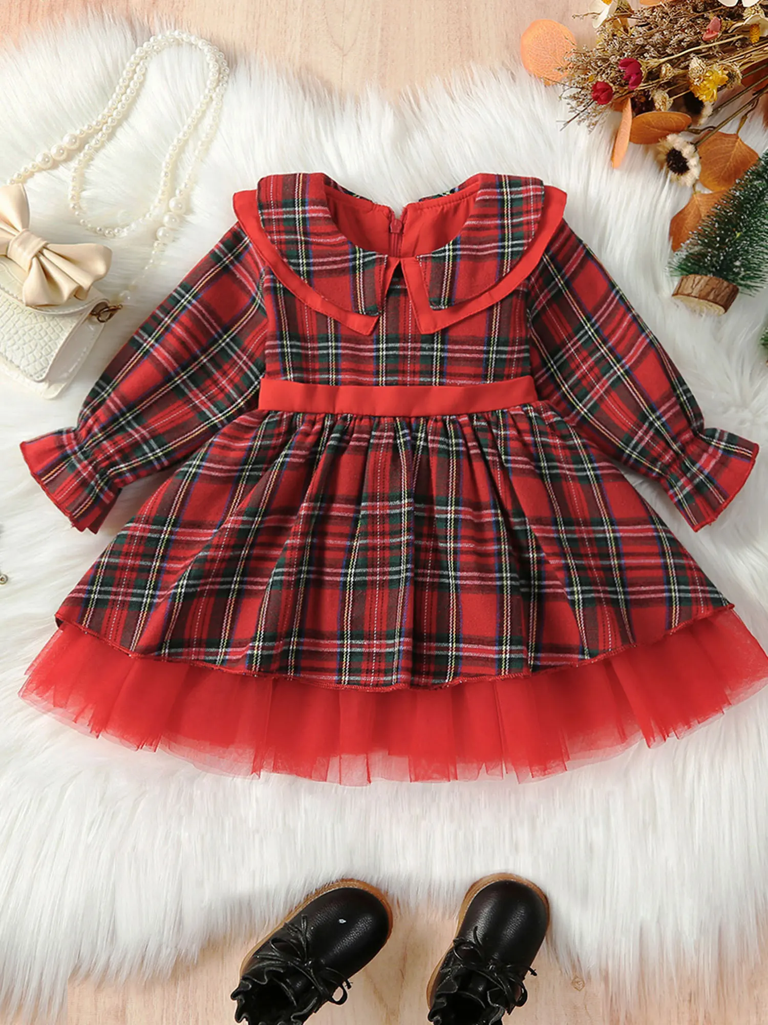 

Рождественский наряд для маленьких мальчиков, комбинезон с длинным рукавом и принтом Санта-Клауса с шапкой и носками, праздничный костюм, подарки