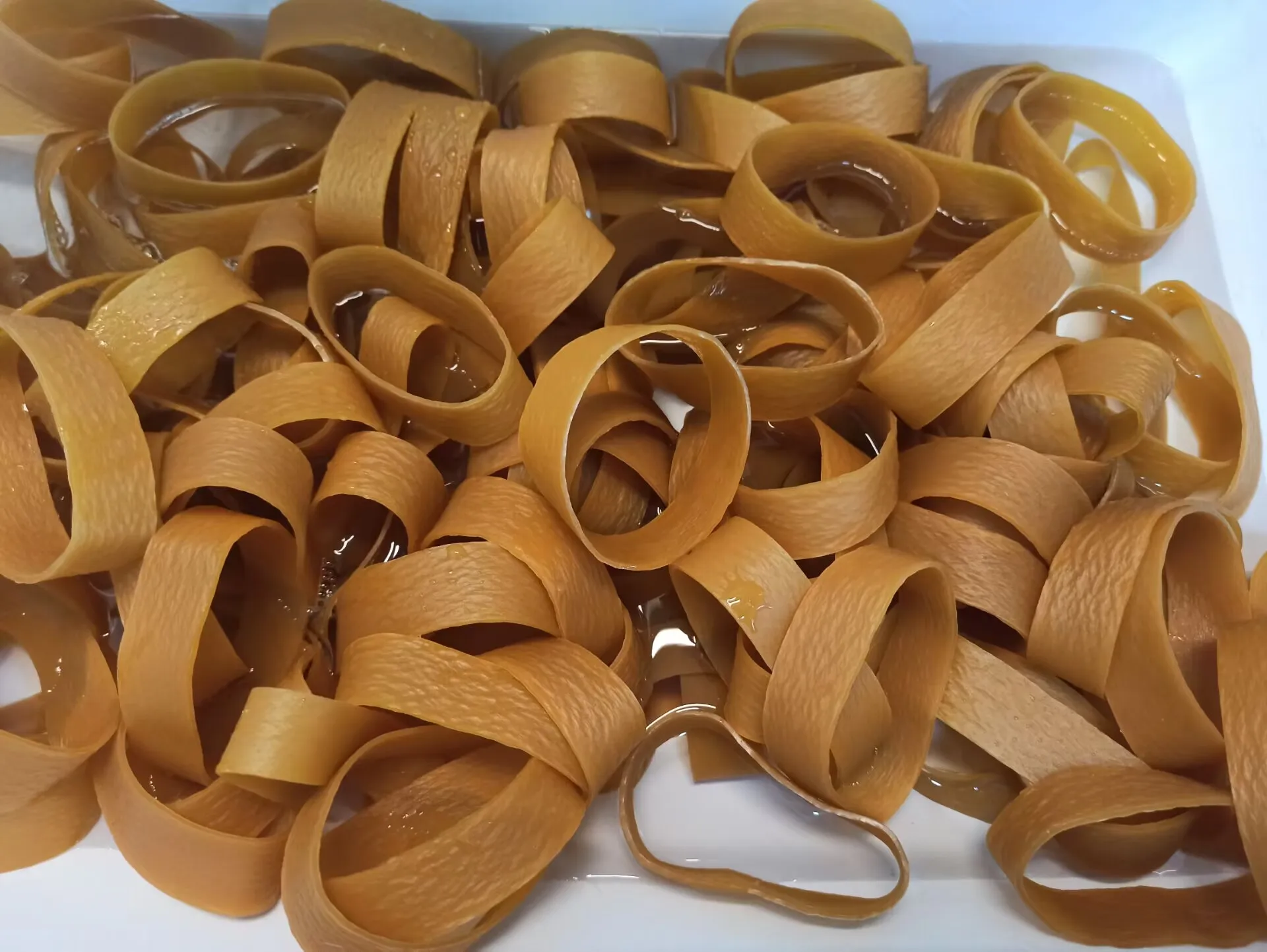 2cm Wide Brown Elastic Rubber Bands Heavy Duty Strong Large Industrial Package Packing Tie images - 6