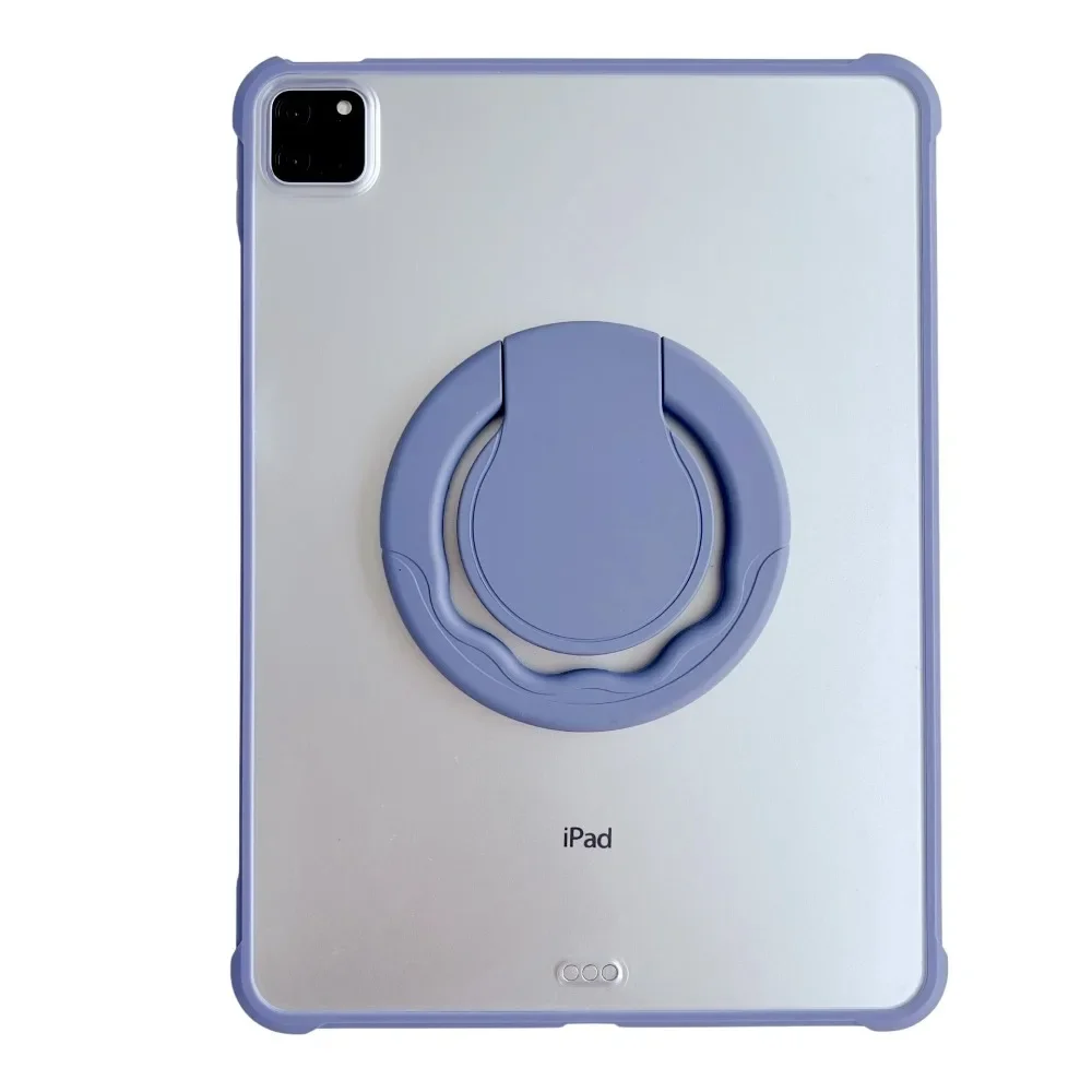 360° Rotating Transparent Matte Shockproof Tablet Case