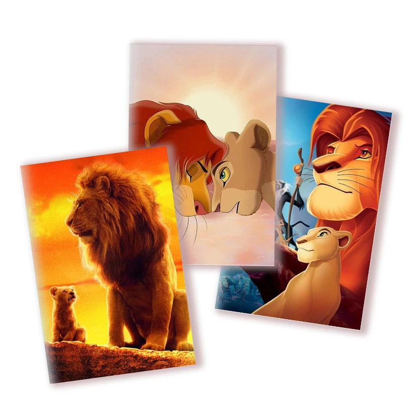 Quaderno A5-The Lion King - Young Simba Taccuino Disney Cartoon Anime Animals Graffiti Pattern Diary For Kids Gifts Toys