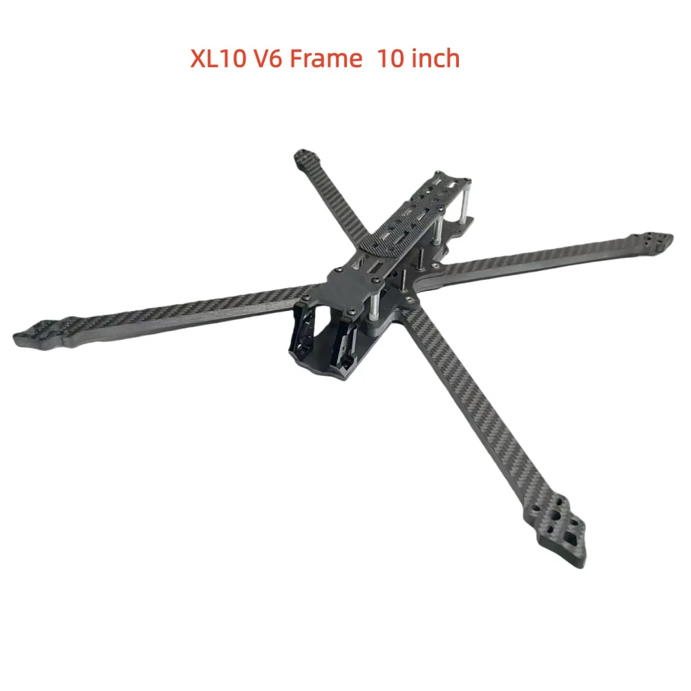 Kit cadre drone course XL10 V6 10 pouces 420mm fibre carbone pour DJI O3