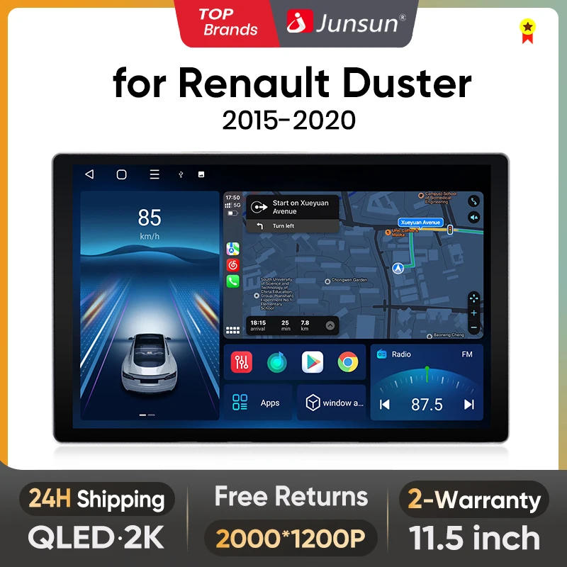 Junsun-X7-PRO-11-5-2K-Wireless-CarPlay-Android-Auto-CarRadio-for ...