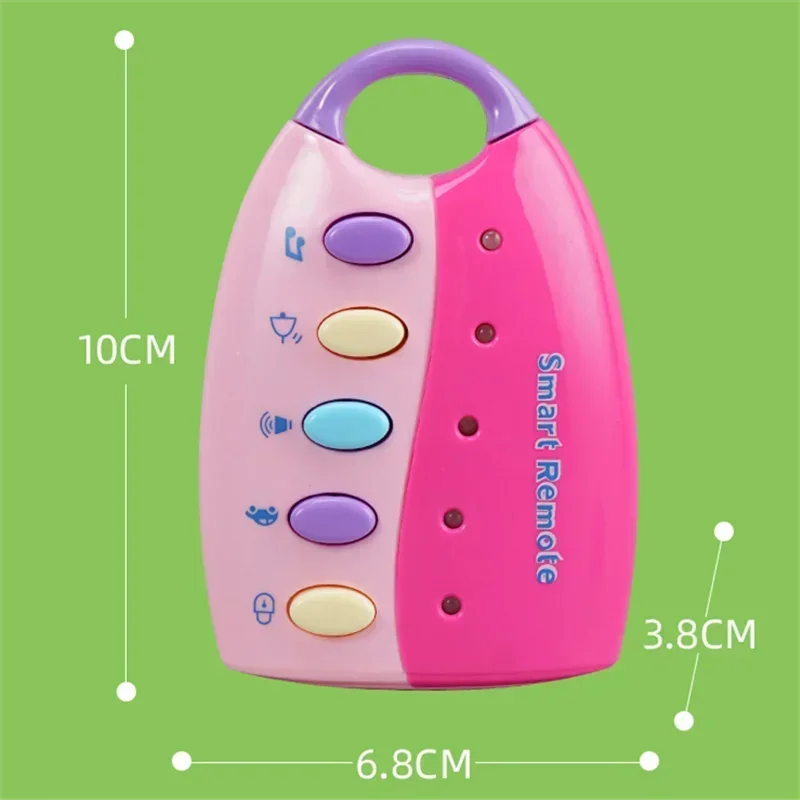 Baby Early Education Simulation Car Key Sound Effect Lights Music Fun Toys early education toys