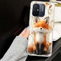 Fox Design Phone Case - Stylish Animal Cover for Redmi 8A (BG012 - 6)