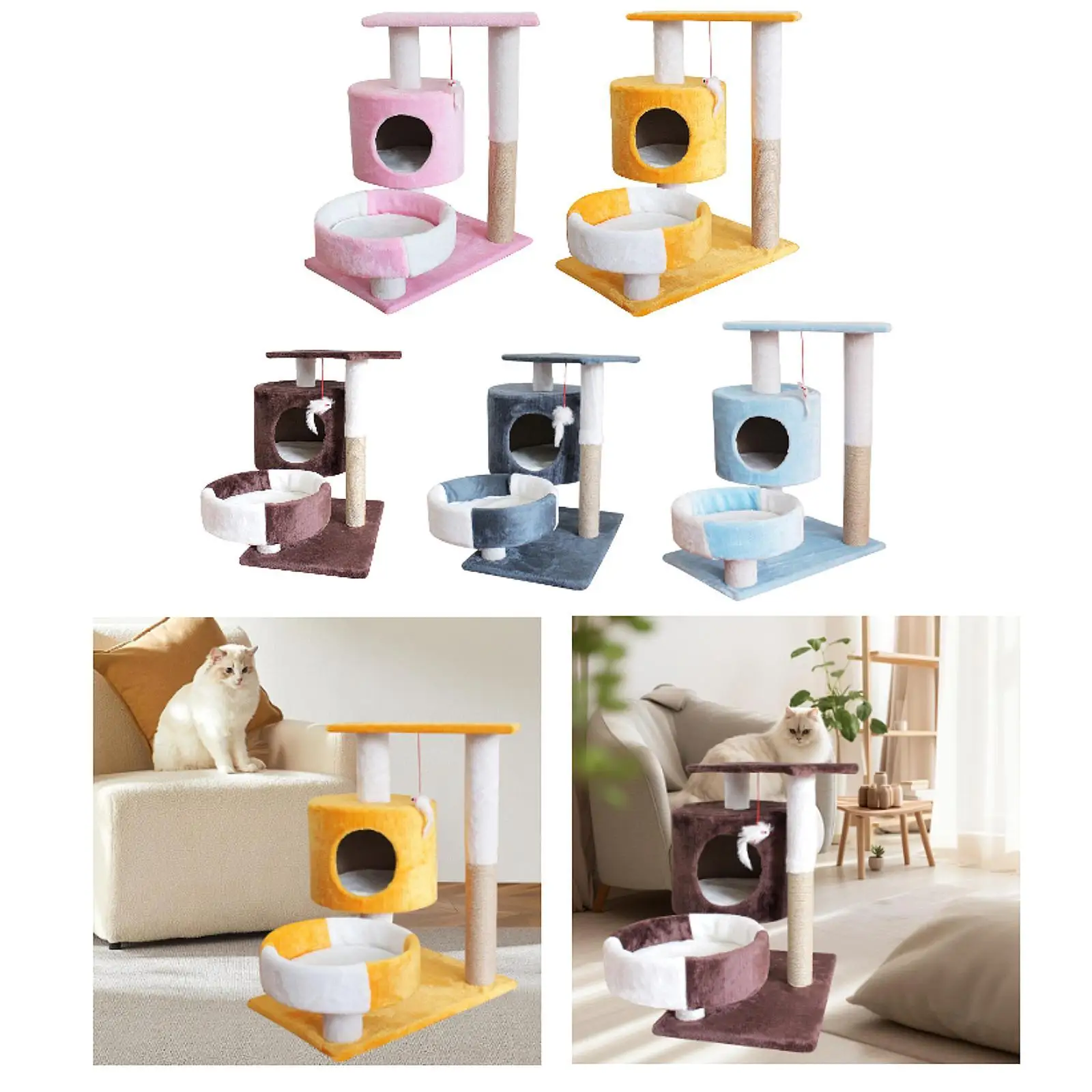Cat Tree, Multi Level , Cat Climb Tower with Scratching Posts, Cat Activity Center for Activity Center Exercise Cat Tree, Multi Level , Cat Climb Tower with Scratching Posts, Cat Activity Center for Activity Center Exercise