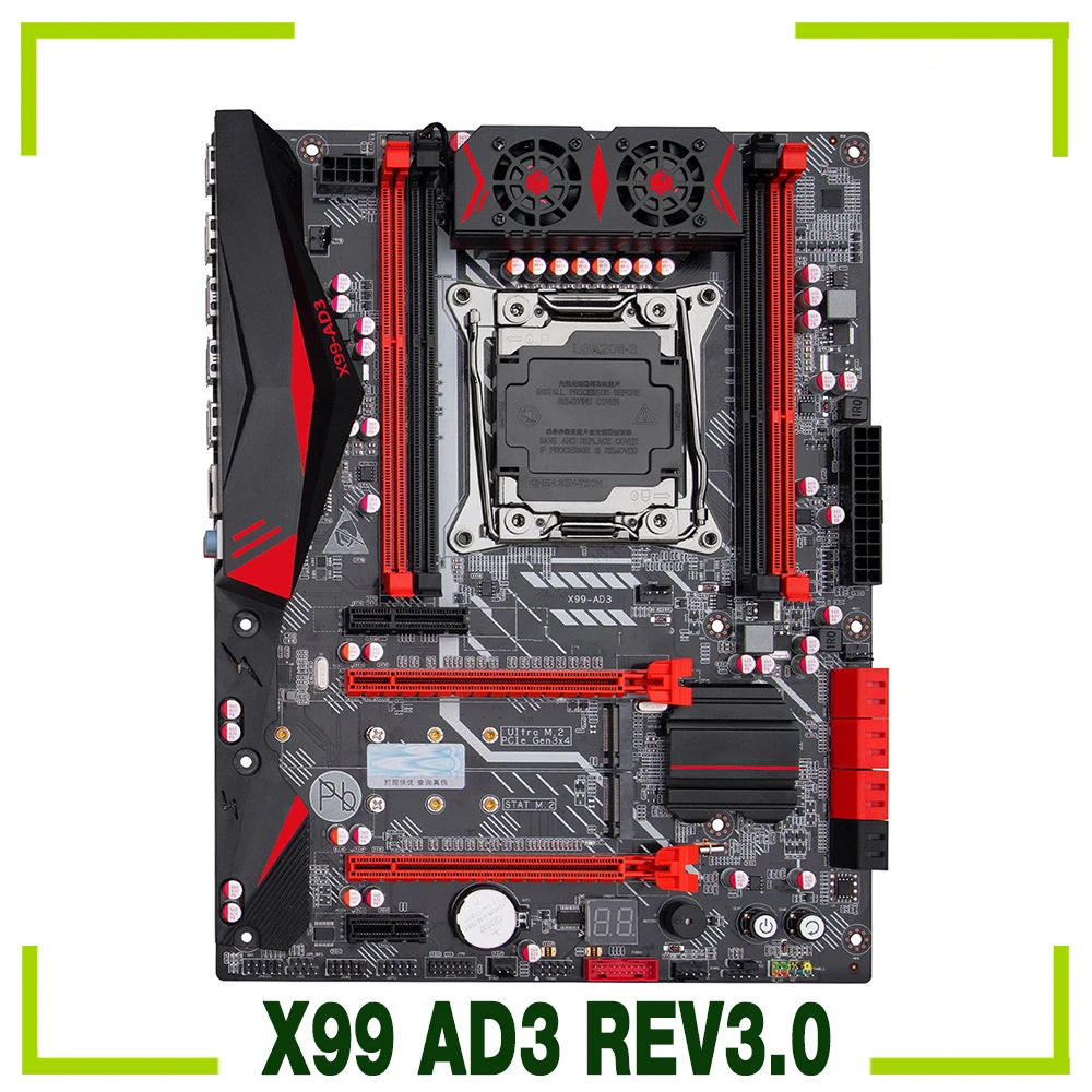 Материнская плата для HUANANZHI X99 Intel X99 LGA 2011-3 все серии DDR3 RECC128GB M.2 ATX материнская плата X99 AD3 REV3.0