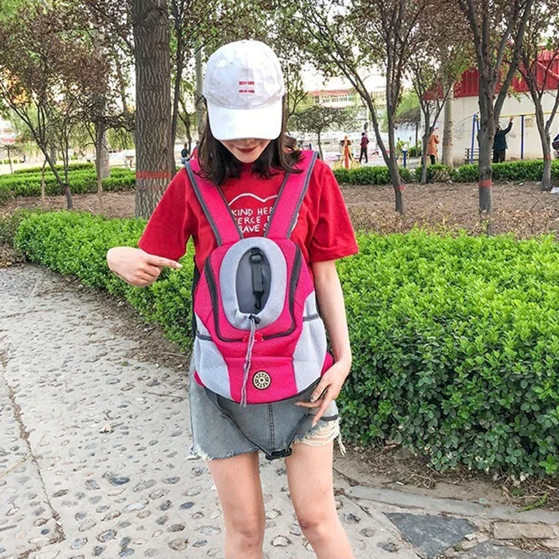 Pet Backpack For Small Medium Dogs Pet Dog Transport Backpack Travel Breathable Dog Carrier Puppy Carrier Pets Carrying Supplies