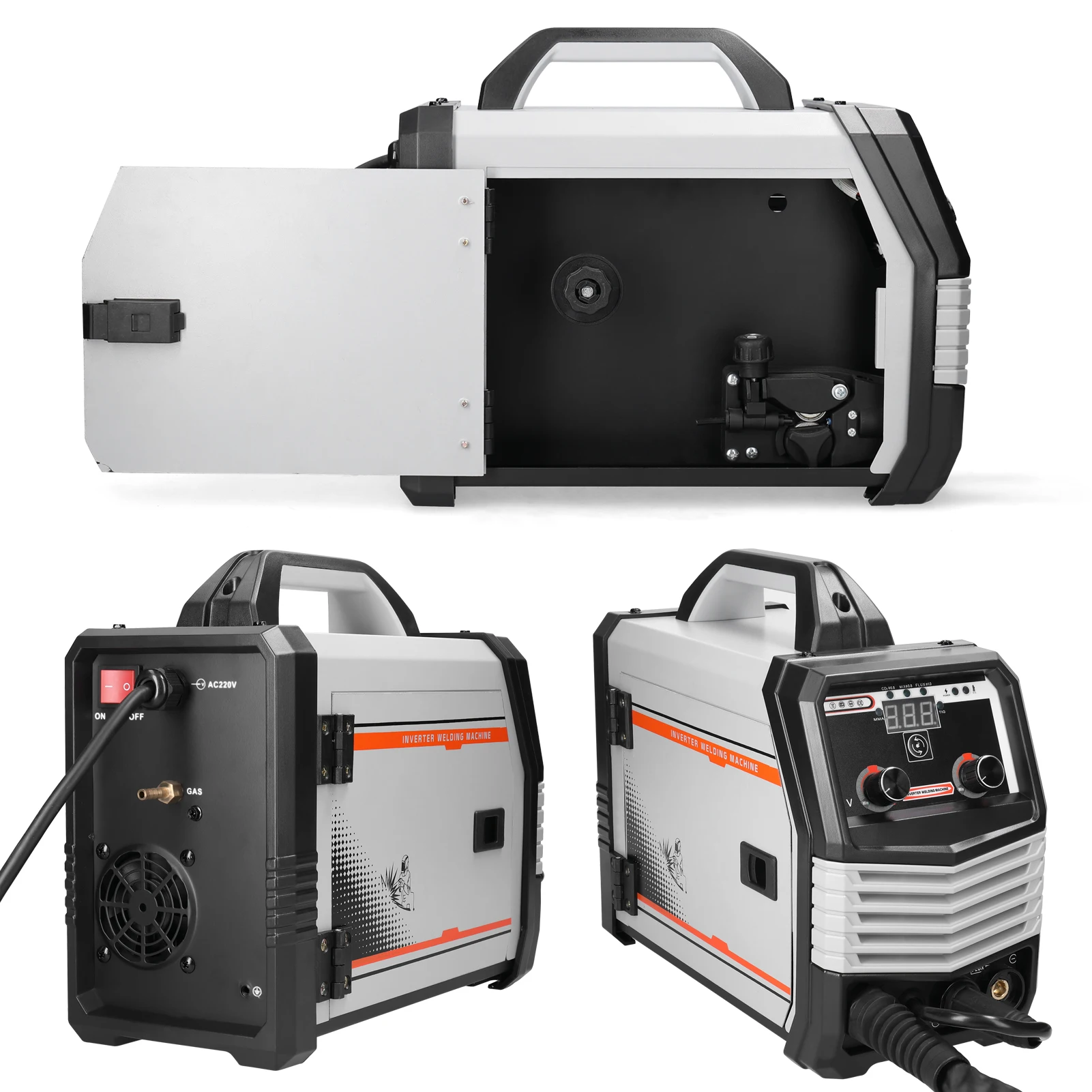 4in1 MIG MMA MAG TIG-160C Inverter Welders Multipurpose Portable Electric Welding Machine Intelligent Welders welding welders