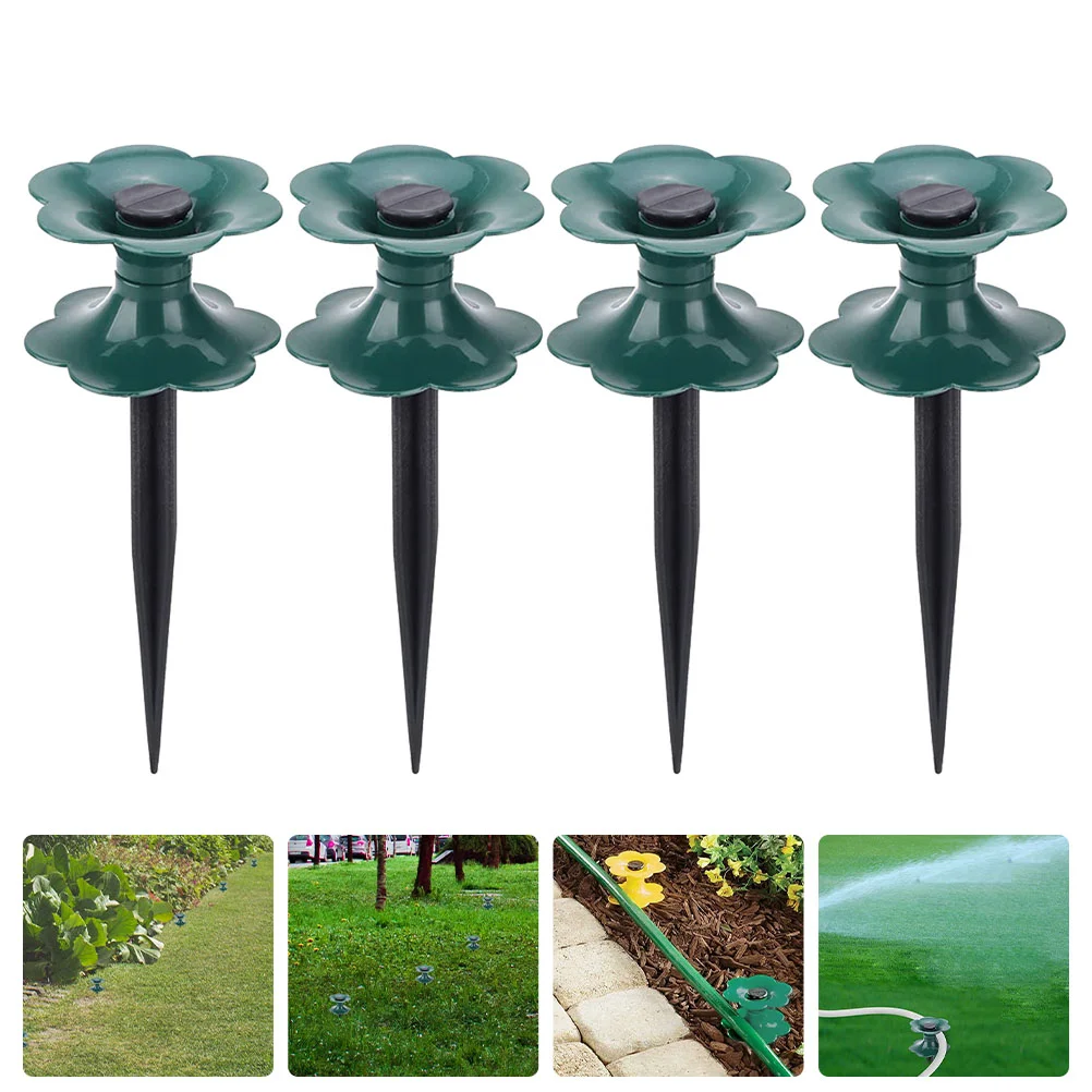 

4Pcs Hose Guide Spikes Lawn House Support Lawn Support Long Plastic Spike